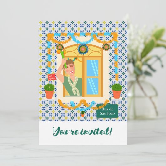 セントジョンポルトガルフェスタネイバーホテル 招待状 (スタンド正面)