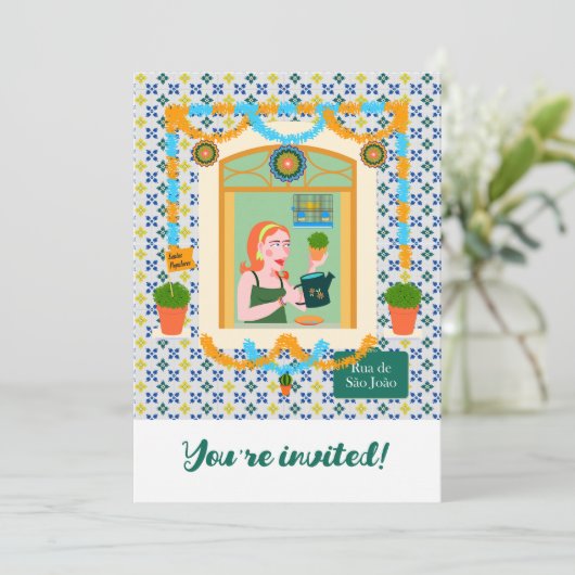 セントジョンポルトガルフェスタネイバーホテル 招待状 (スタンド正面)