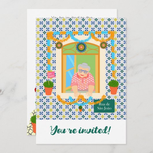 セントジョンポルトガルフェスタネイバーホテル 招待状 (正面/裏面)