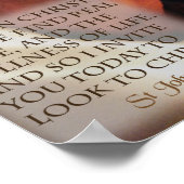 セントジョンポールIIイン祈りの言葉 ポスター (角)