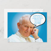 セントジョンポールIIカロルウォジラハガキ ポストカード (正面/裏面)