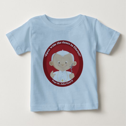 セントジョンポールII ベビーTシャツ (正面)