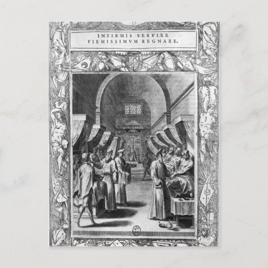 セントジョン勲章の入院者 ポストカード (正面)