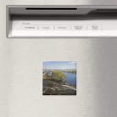 セントジョン川の秋の逆転 マグネット (インサイチュ (食洗機))