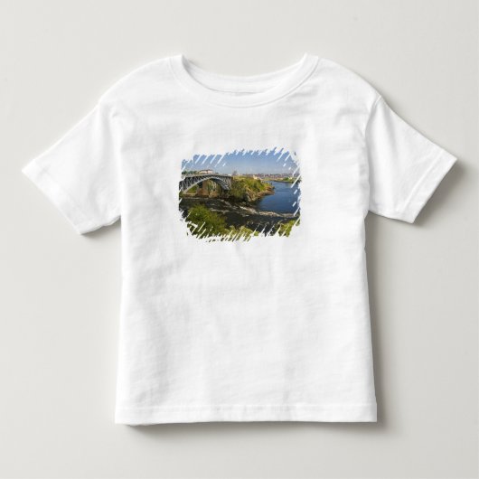 セントジョン川の逆転瀑布 St. 2 トドラーTシャツ (正面)