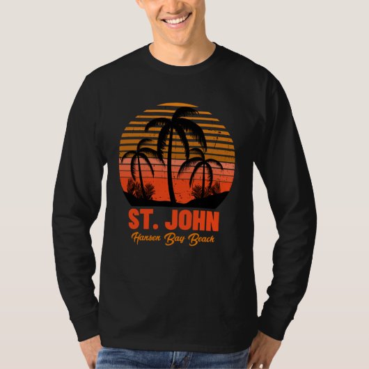 セントジョン ハンセンベイ ビーチ Tシャツ (正面)