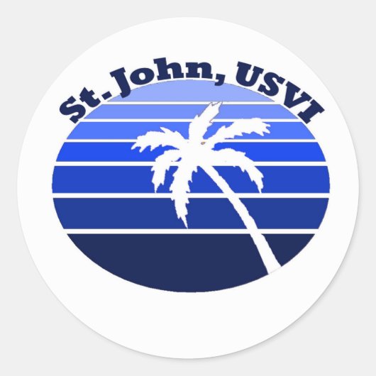 セントジョン(USVI) ラウンドシール (正面)
