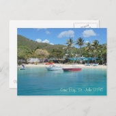 セントジョンUSVI、クルーズ湾 ポストカード (正面/裏面)