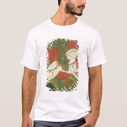 セントジョージおよびドラゴンのアイコン Tシャツ (正面)