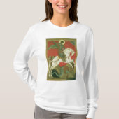 セントジョージおよびドラゴンのアイコン Tシャツ (正面)