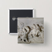 セントジョージおよびドラゴン1508年 缶バッジ (正面&裏面)