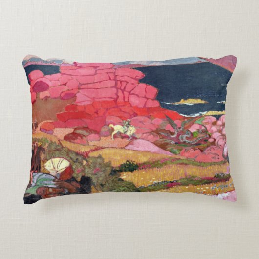 セントジョージおよびドラゴン アクセントクッション (正面)