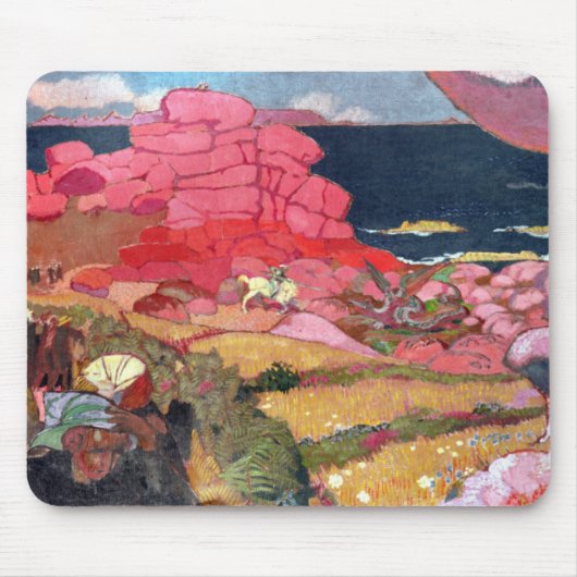 セントジョージおよびドラゴン マウスパッド (正面)