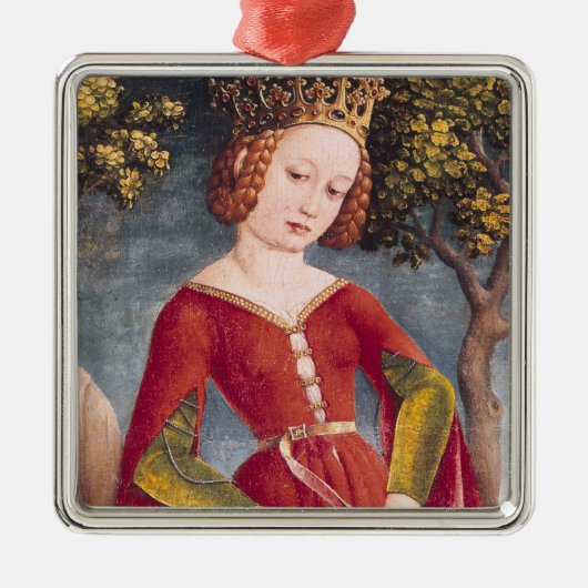 セントジョージおよびドラゴン メタルオーナメント (正面)