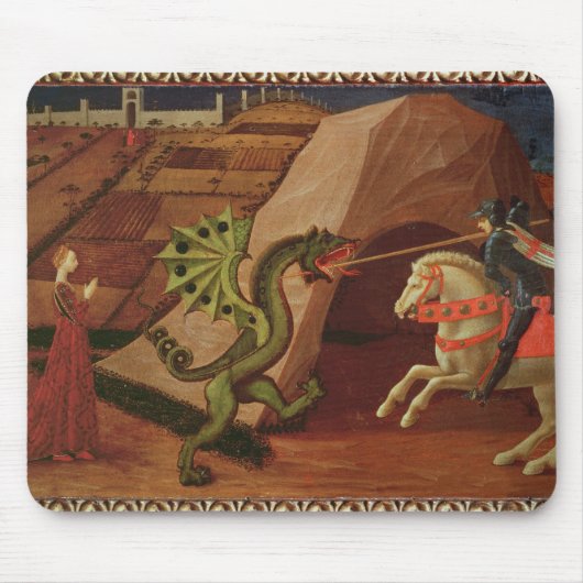 セントジョージおよびドラゴン、c.1439-40 マウスパッド (正面)