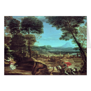 セントジョージおよびドラゴン、c.1610と美化して下さい