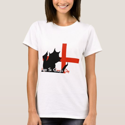 セントジョージおよびドラゴン Tシャツ (正面)