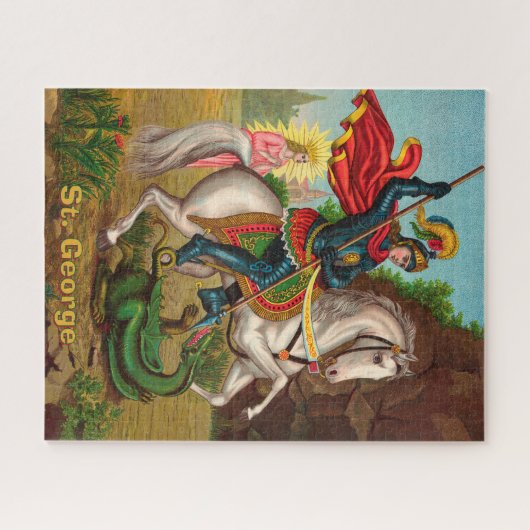 セントジョージがプリンセスを救う ジグソーパズル (横)