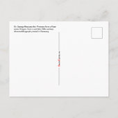 セントジョージがプリンセスを救う ポストカード (裏面)