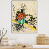 セントジョージとドラゴンによるリトルボーピープ ポスター (キッチン)