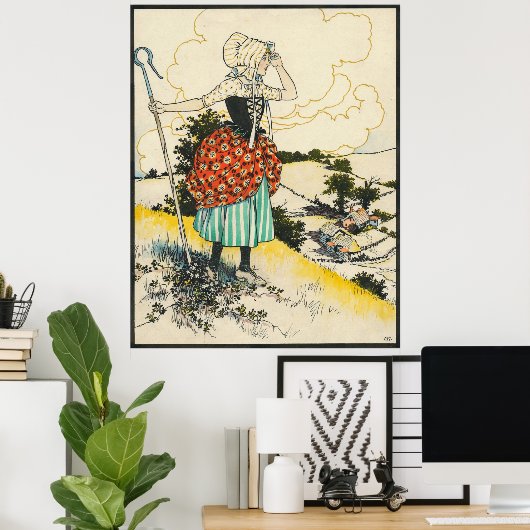 セントジョージとドラゴンによるリトルボーピープ ポスター (ホームオフィス)