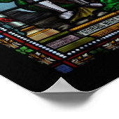 セントジョージとドラゴンプリント ポスター (角)