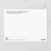 セントジョージとドラゴンポストカード ポストカード (裏面)