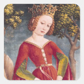 セントジョージとドラゴン スクエアシール (正面)