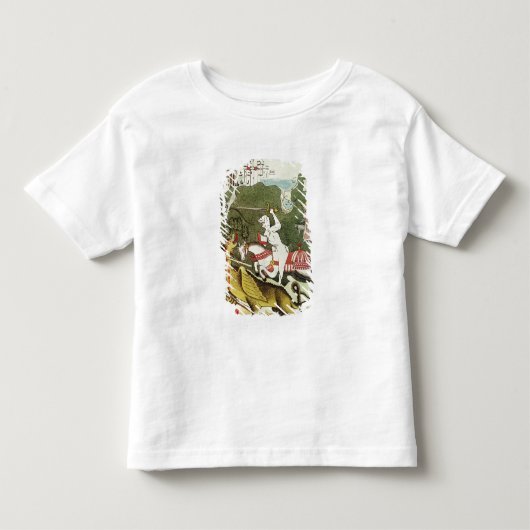 セントジョージとドラゴン トドラーTシャツ (正面)