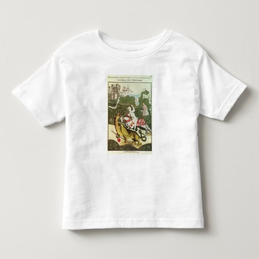 セントジョージとドラゴン トドラーTシャツ (正面)