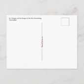 セントジョージとドラゴン（ニュルンベルク） ポストカード (裏面)