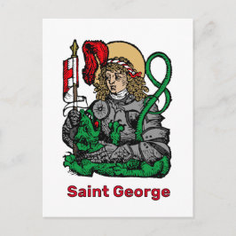 セントジョージとドラゴン（ニュールンベルク）はがき ポストカード