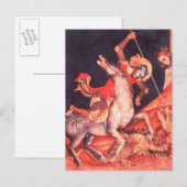 セントジョージとドラゴン ポストカード (正面/裏面)