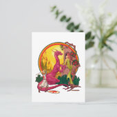 セントジョージとドラゴン ポストカード (スタンド正面)