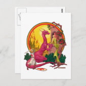 セントジョージとドラゴン ポストカード (正面/裏面)