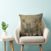 セントジョージのチャペル1838年のインテリア(色のlitho クッション (椅子)