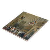 セントジョージのチャペル1838年のインテリア(色のlitho タイル (側面)