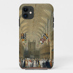 セントジョージのチャペル1838年のインテリア(色のlitho iPhone 11 ケース