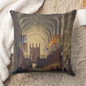 セントジョージのチャペル、Windsorの城、fのインテリア クッション (ブランケット)