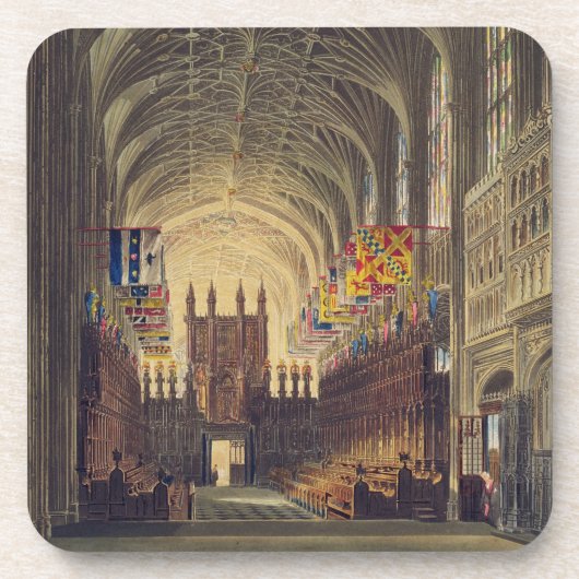 セントジョージのチャペル、Windsorの城、fのインテリア コースター (正面)
