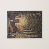 セントジョージのチャペル、Windsorの城、fのインテリア ジグソーパズル (横)