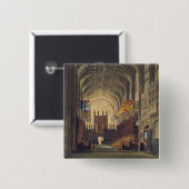 セントジョージのチャペル、Windsorの城、fのインテリア 缶バッジ (正面&裏面)