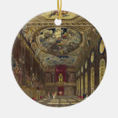 セントジョージのホールの「王室のなResからのWindsorの城、 セラミックオーナメント (正面)