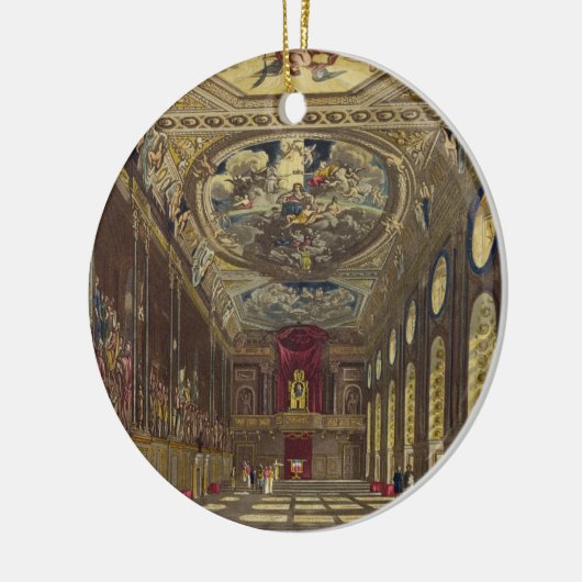 セントジョージのホールの「王室のなResからのWindsorの城、 セラミックオーナメント (左)