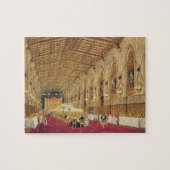 セントジョージのホールのWindsorの城1838年(ついている色 ジグソーパズル (横)