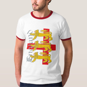 セントジョージの十字の3頭のライオン Tシャツ