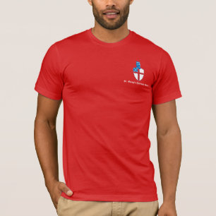 セントジョージの基本的な赤T Tシャツ