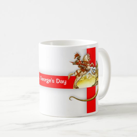 セントジョージの日のマグ コーヒーマグカップ (正面右)