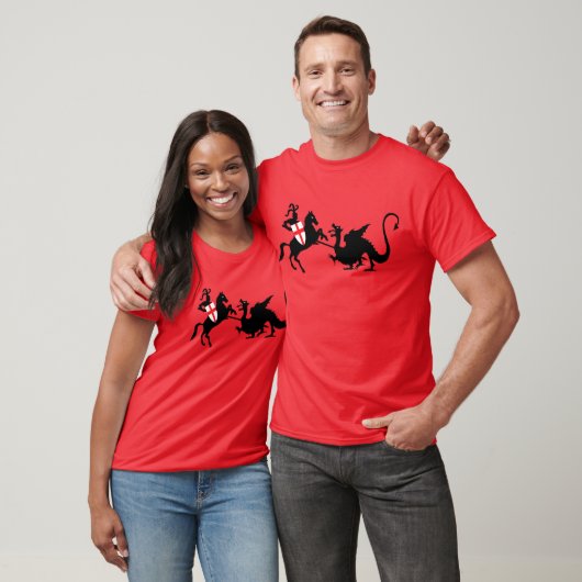 セントジョージの日の英国の旗 Tシャツ (ユニセックス)