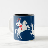 セントジョージの日 ツートーンマグカップ (正面左)